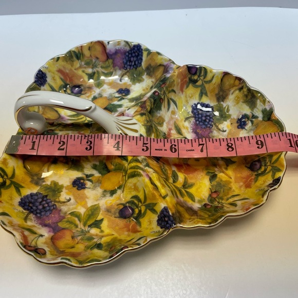 Vintage Royal Danube Divided Dish with Handle - Picture 13 of 14